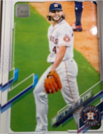 2021 Topps #610 Lance McCullers Jr. Houston Astros — front