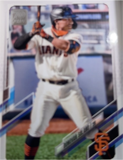 2021 Topps #605 Donovan Solano — front