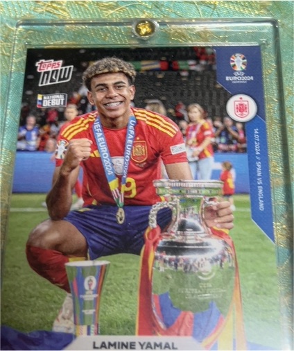 2024 Topps Now UEFA Euro #66 Lamine Yamal — front
