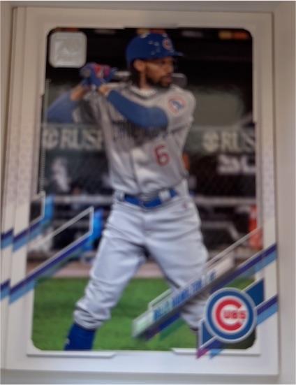 2021 Topps #588 Billy Hamilton Chicago Cubs — front