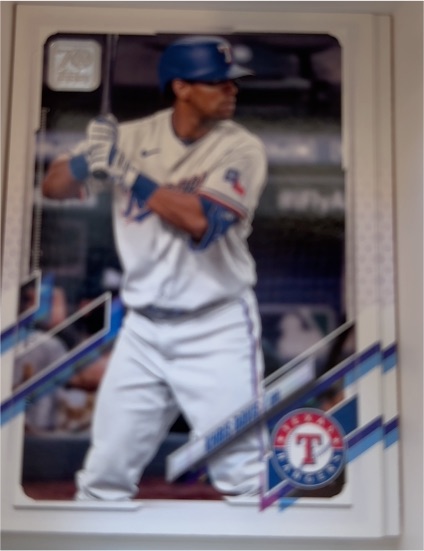 2021 Topps #584 Khris Davis — front
