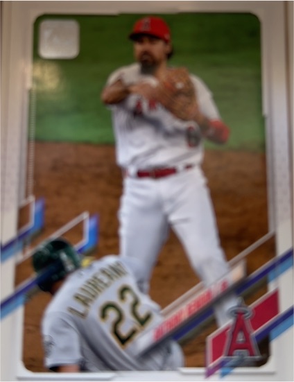 2021 Topps #550 Anthony Rendon Los Angeles Angels — front