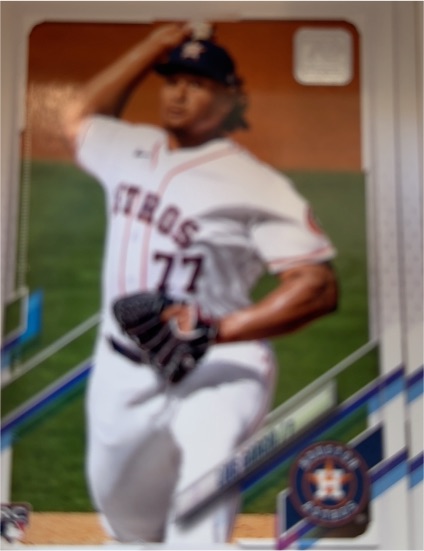 2021 Topps #547 Luis Garcia Houston Astros Rookie — front