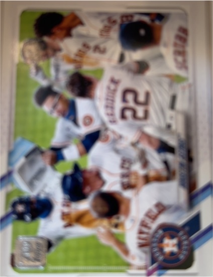 2021 Topps #545 Houston Astros Team Card — front
