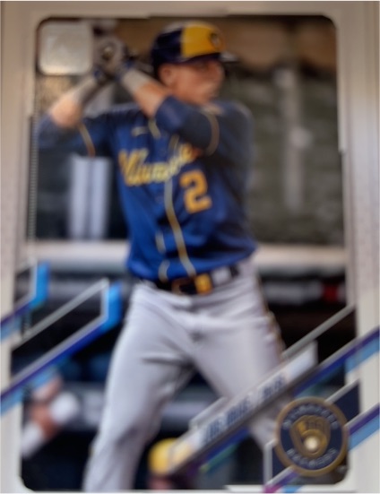 2021 Topps #543 Luis Urias Milwaukee Brewers — front