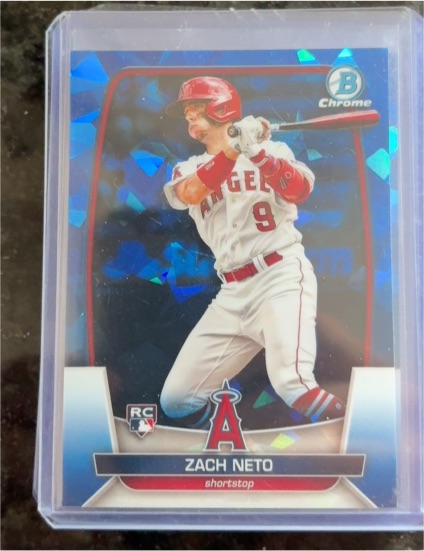 2023 Bowman Chrome Sapphire #64 Zach Neto — front