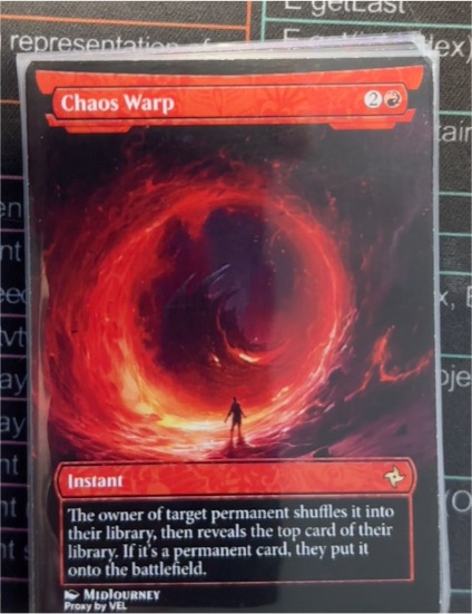 2023 Magic: The Gathering Chaos Warp — front
