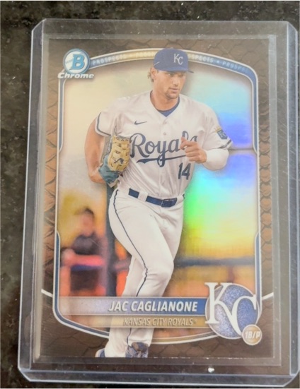 2025 Bowman Chrome Prospects #BCP-103 Jac Caglianone — front
