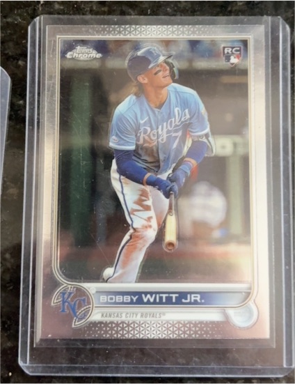 2022 Topps Chrome Update #USC35 Bobby Witt Jr. — front