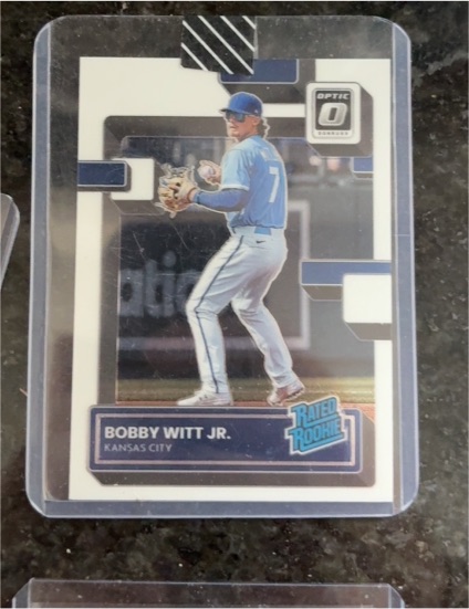 2022 Donruss Optic #98 Bobby Witt Jr. Rated Rookie — front