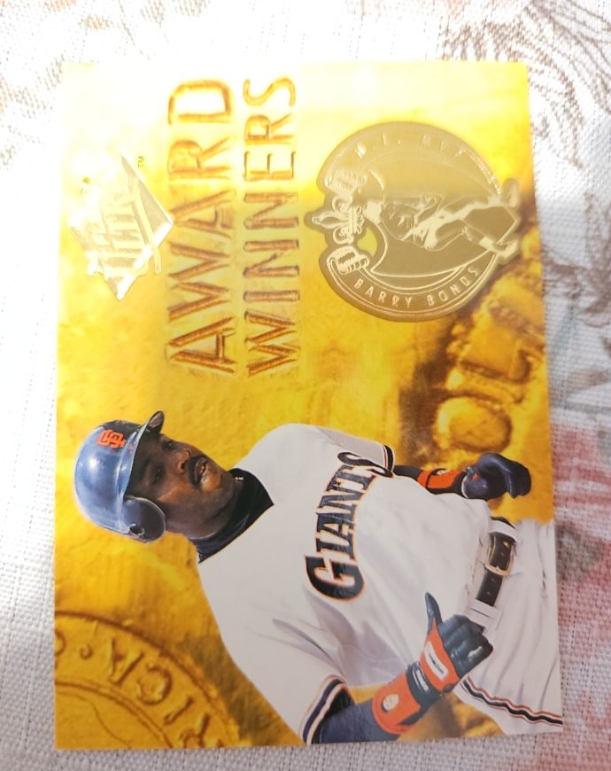 1994 Fleer Ultra Award Winners #20 Barry Bonds — front