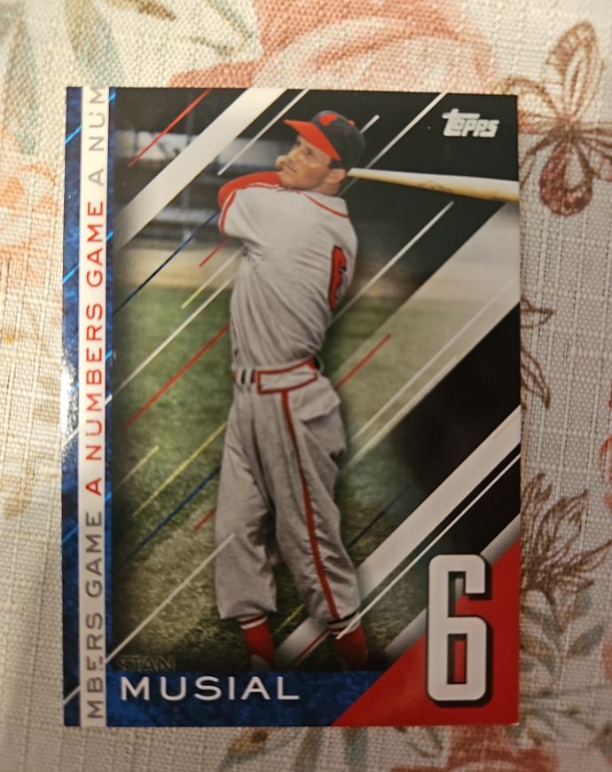 2020 Topps Update A Numbers Game #NG-11 Stan Musial — front