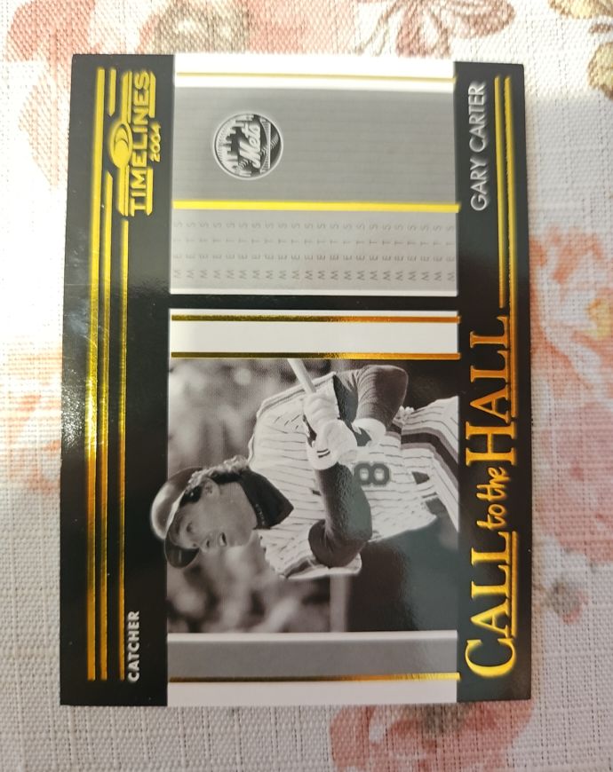 2004 Donruss Timelines Call to the Hall #CH-4 Gary Carter — front