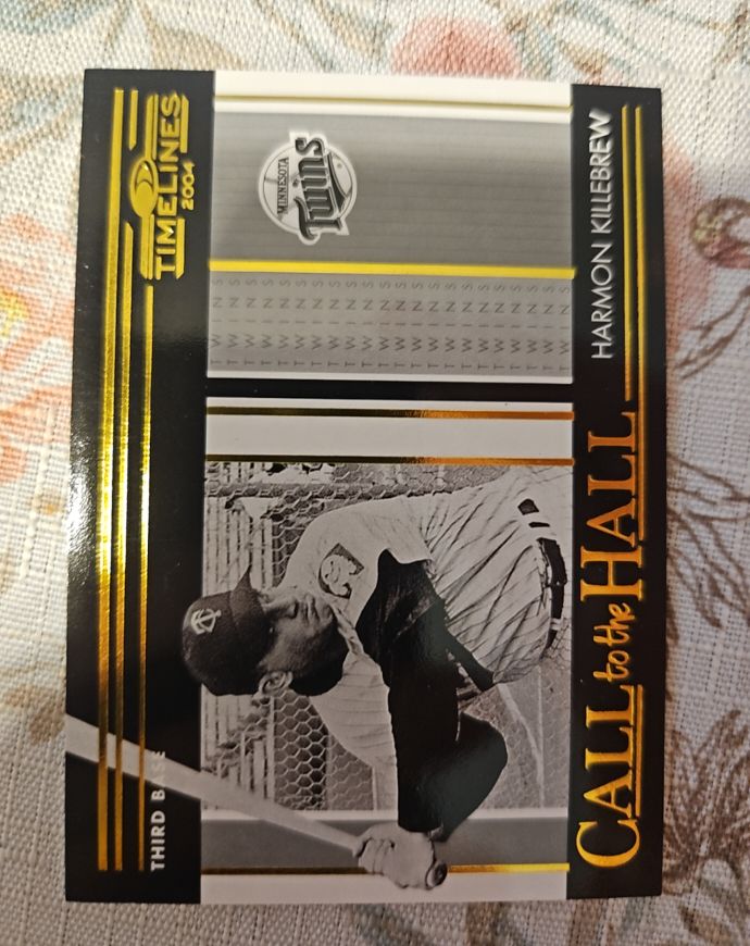 2004 Donruss Timelines Call to the Hall #CH-9 Harmon Killebrew — front