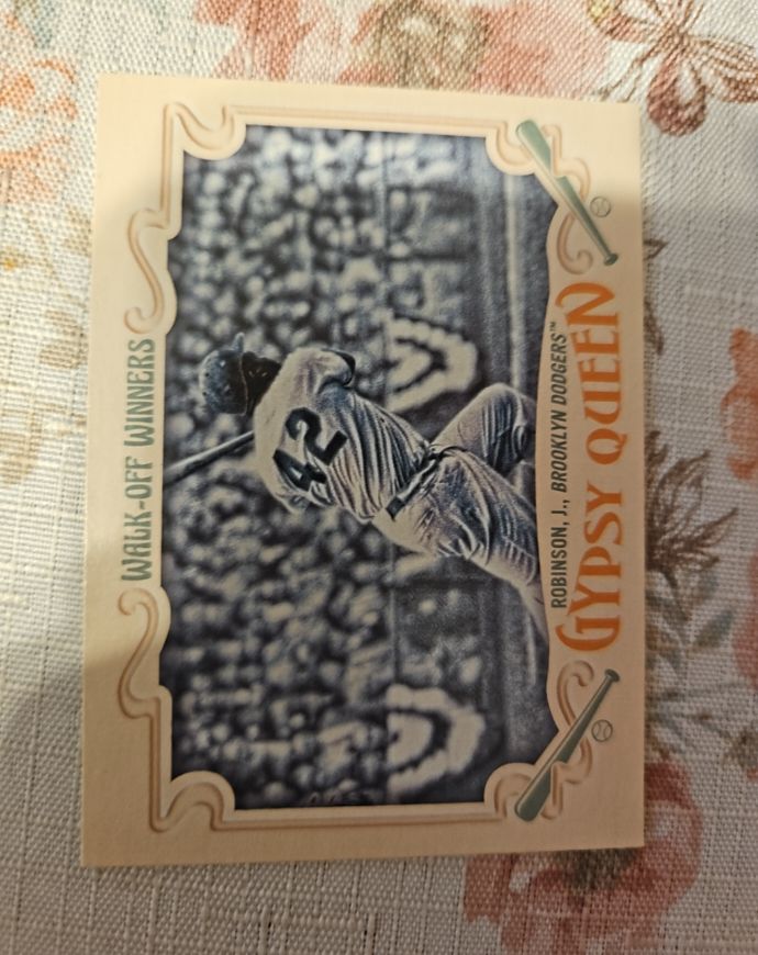 2016 Topps Gypsy Queen #GWO-4 Jackie Robinson Walk-Off Winners — front