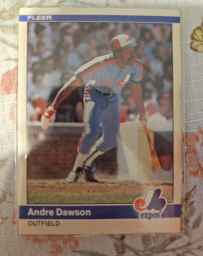 1984 Fleer #273 Andre Dawson — front