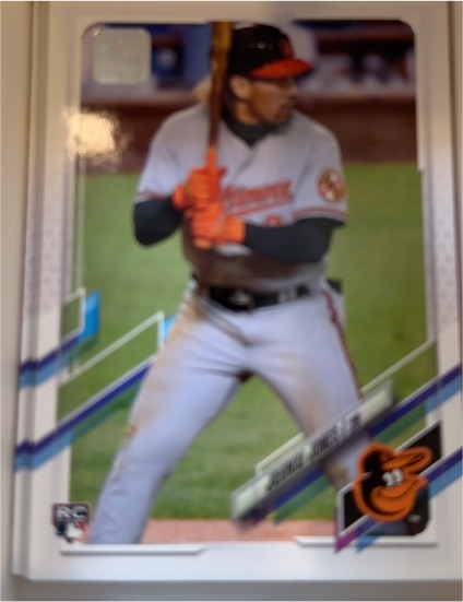 2021 Topps #507 Jahmai Jones Baltimore Orioles Rookie — front