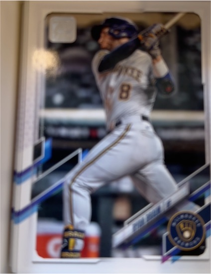 2021 Topps Chrome #164 Ryan Braun — front