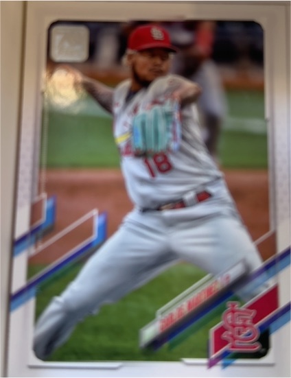 2021 Topps #496 Carlos Martinez — front