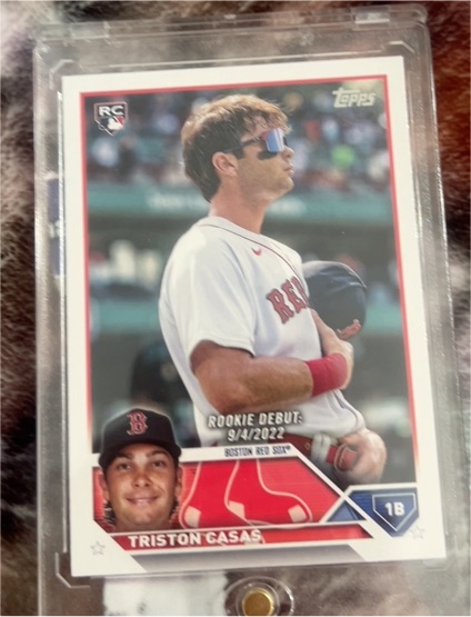 2023 Topps Update Series #US221 Triston Casas Rookie Debut — front