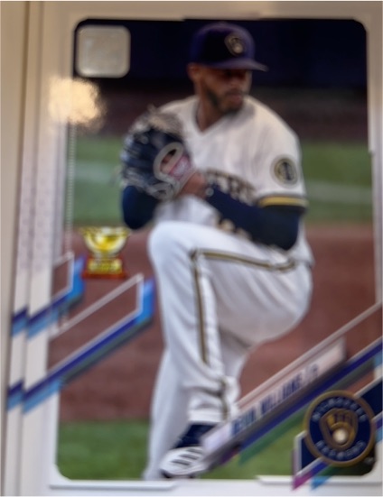 2021 Topps #485 Devin Williams — front
