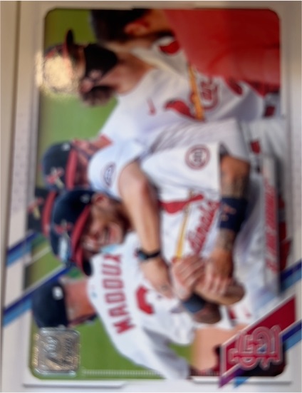 2021 Topps #478 St. Louis Cardinals Team Card — front