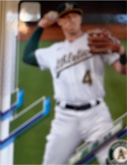 2021 Topps A. Bass Oakland Athletics — front