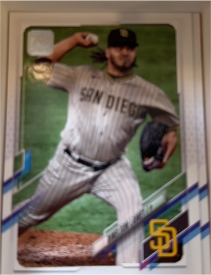 2021 Topps #418 Dinelson Lamet — front