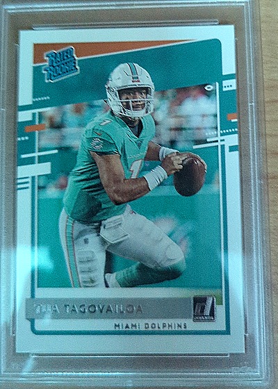 2020 Donruss #302 Tua Tagovailoa — front