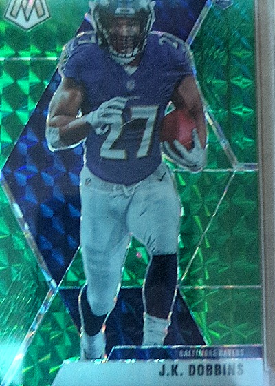 2020 Panini Mosaic #223 J.K. Dobbins — front