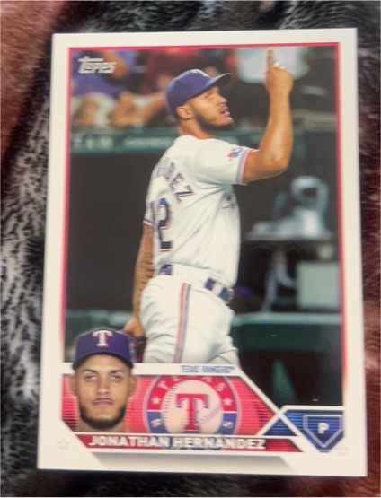2023 Topps Update #US312 Jonathan Hernandez — front