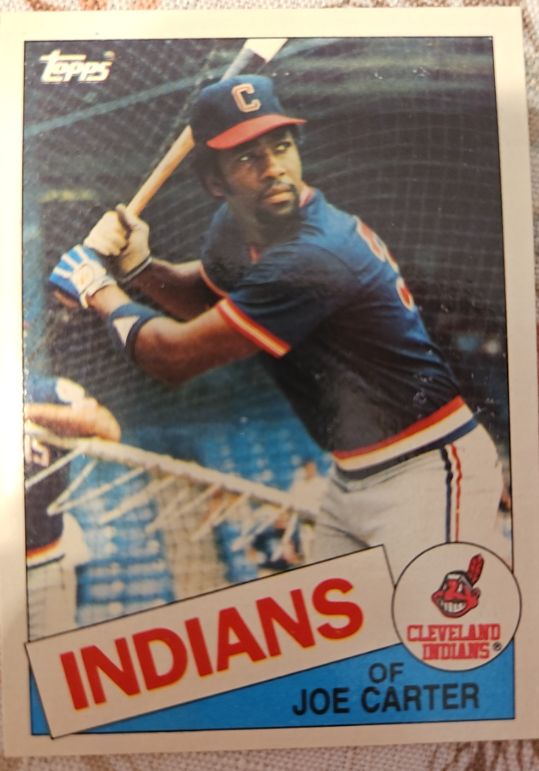 1985 Topps #694 Joe Carter — front