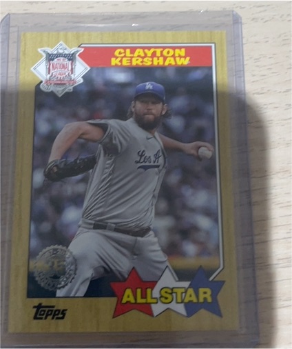 2022 Topps Series 2 - 1987 Topps All-Star Baseball #87AS-30 Clayton Kershaw — front