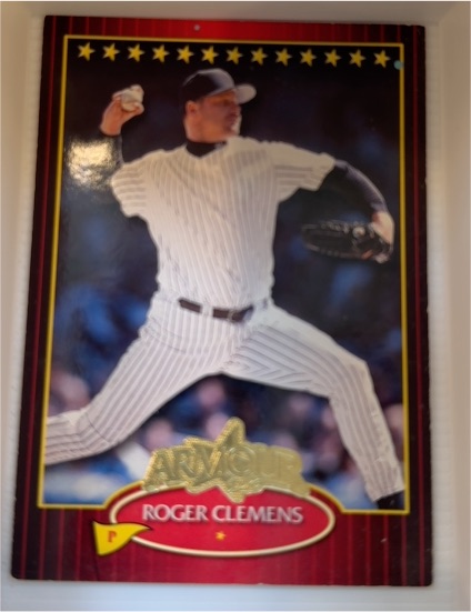 2001 Armour Playoff #4 Roger Clemens — front