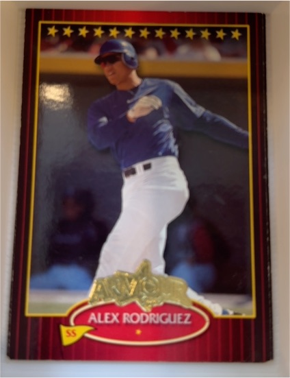 2001 Playoff Armour Stars #6 Alex Rodriguez — front
