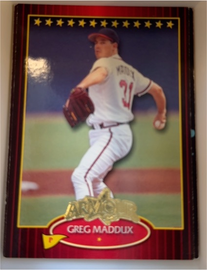 2001 Playoff Armour Stars #6 Greg Maddux — front