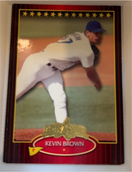 2001 Playoff ARMOUR Stars Promo Kevin Brown — front