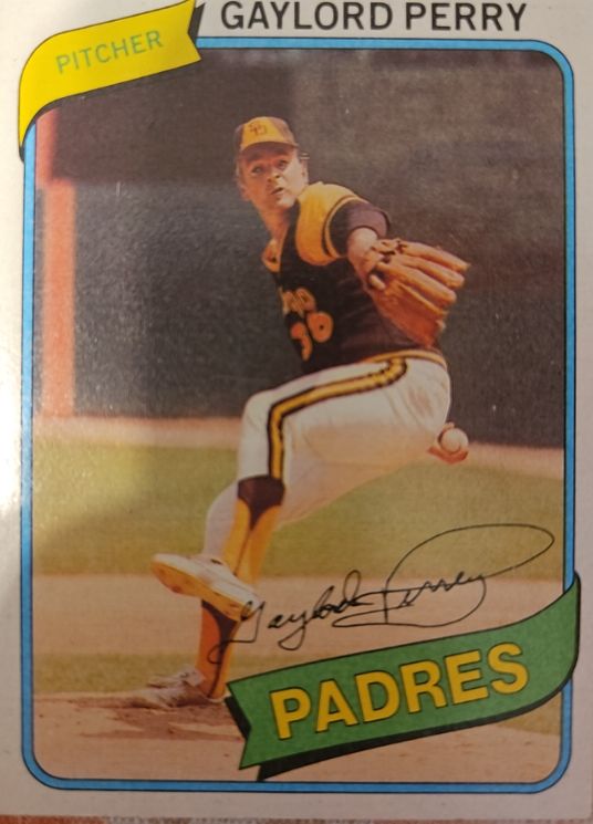 1980 Topps #280 Gaylord Perry — front
