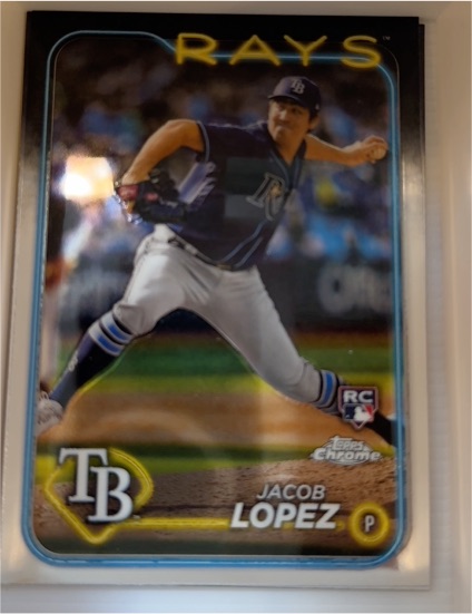 2024 Topps Chrome #225 Jacob Lopez — front
