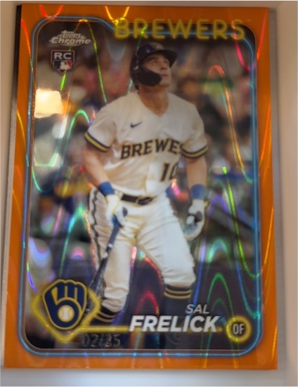 2024 Topps Chrome Sapphire Edition #76 Sal Frelick — front
