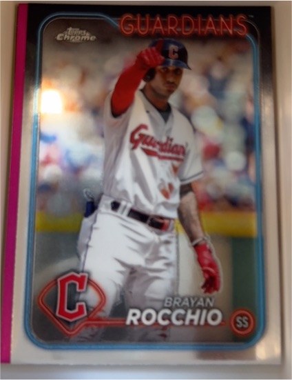 2024 Topps Chrome #113 Brayan Rocchio — front