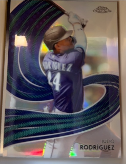 2024 Topps Chrome Strokes #S-18 Julio Rodriguez — front