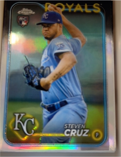 2024 Topps Chrome #187 Steven Cruz — front