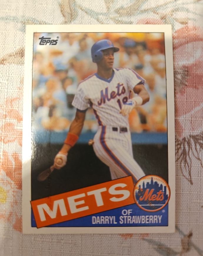 1985 Topps #570 Darryl Strawberry — front