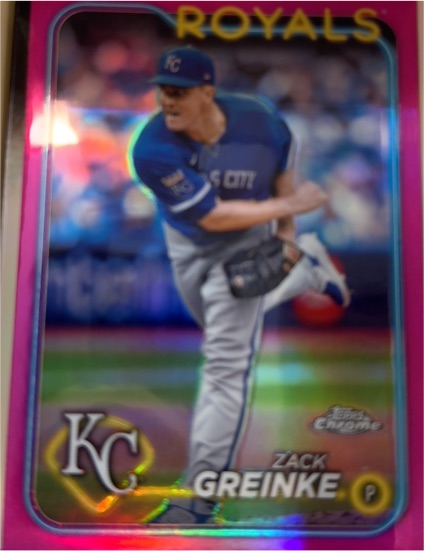 2024 Topps Chrome #202 Zack Greinke — front