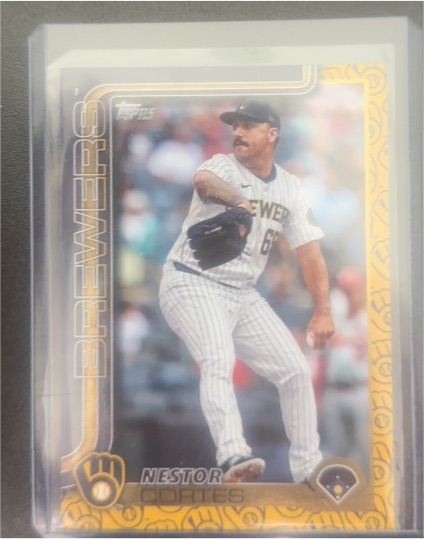2025 Topps #604 Nestor Cortes Milwaukee Brewers — front