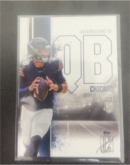 2024 Topps Signature Class #84 Caleb Williams — front