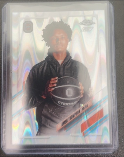 2021-22 Topps Chrome Overtime Elite #12 Amen Thompson — front