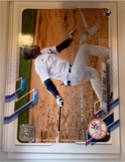 2021 Topps #406 Estevan Florial — front