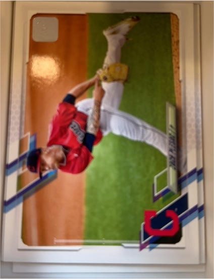 2021 Topps #403 Zach Plesac — front